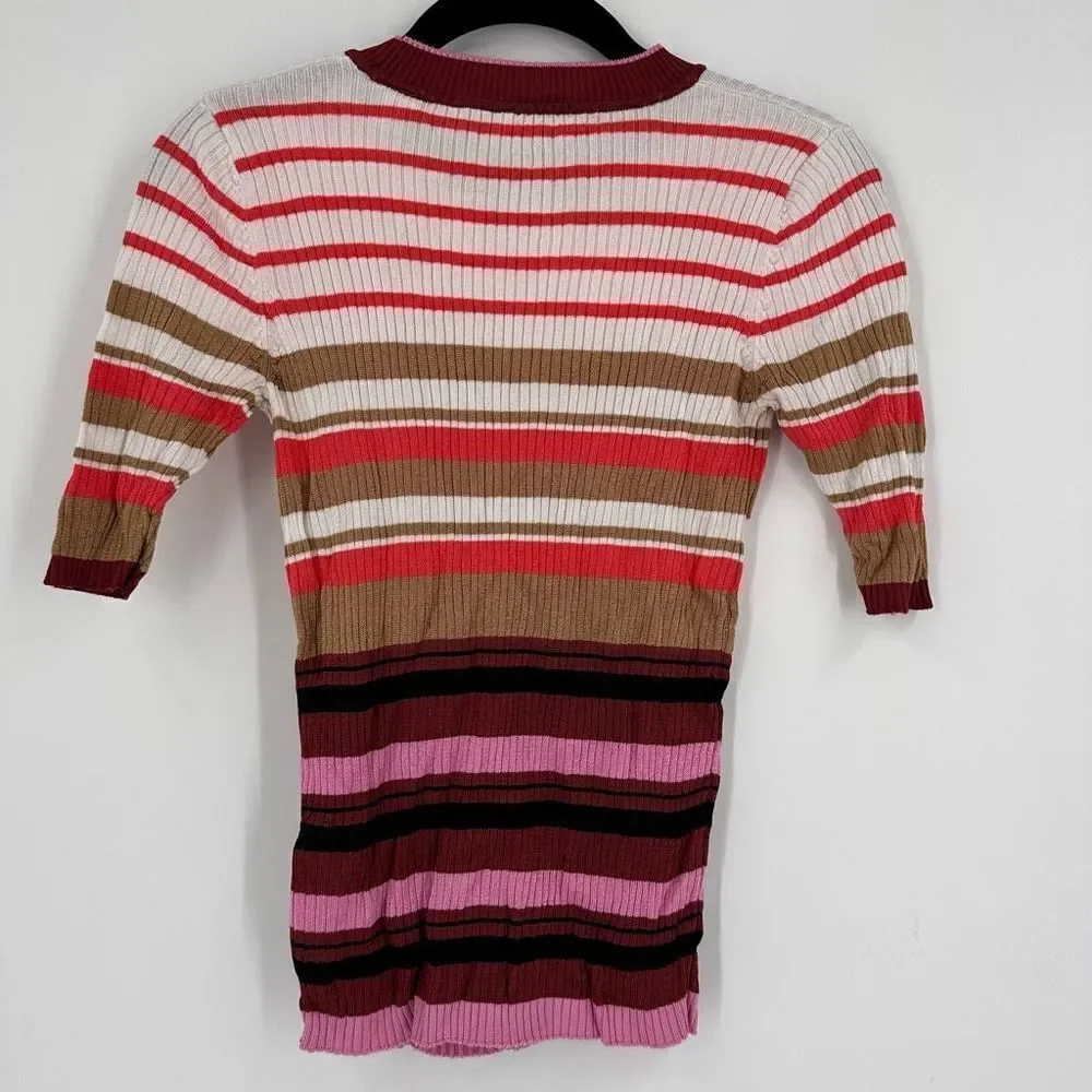 Anthropologie Scotch & Soda Anja Sweater‎ Striped  Tee XS